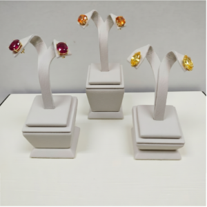 The Sculpted Arc Chandelier Earring Stand (DSR40-W Series)