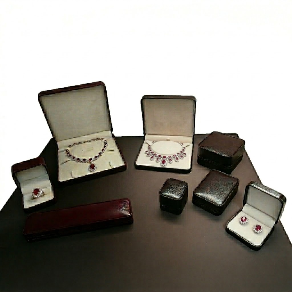 Classic Mahogany/brown Jewelry Box (3CJ Series)