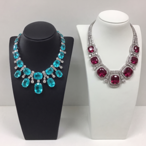 BF 43 Series - Flat-Topped, Trapezoidal Neck Jewelry Display Busts