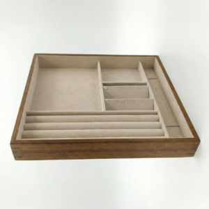 Premium Wooden Multi-Compartment Jewelry Presentation Tray (VTA2226MX)