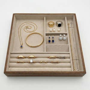 Premium Wooden Multi-Compartment Jewelry Presentation Tray (VTA2226MX)
