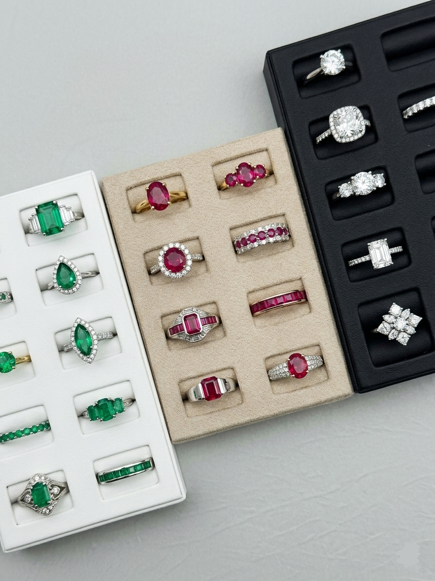 BX812RH8– The Multi-Slot Ring Display Pad - Image 2