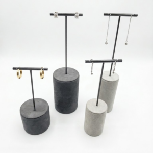 Cylinder T-Bar Earring Display Stands (CYD_T420 Series)